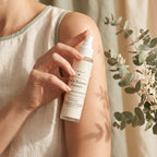 Daily Balance Mist in hand