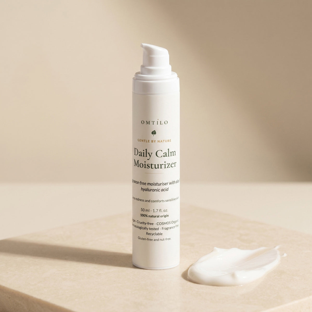 Daily Calm Moisturizer cream texture