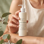 Gentle Cleanser held in hand