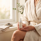 Quiet Glow Serum held in hand